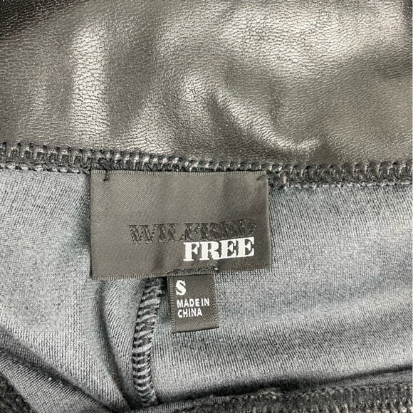 Aritzia Wilfred Free Daria Pant High-Waisted Vegan Leather Leggings Size Small - Picture 3 of 8